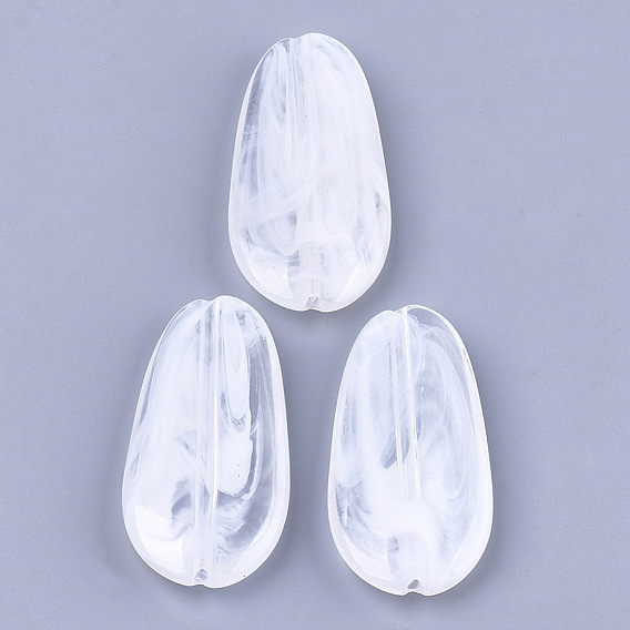 Acrylic Beads, Imitation Gemstone, Drop