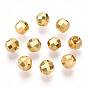 925 Sterling Silver Beads, Faceted Round, Nickel Free