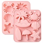 Tropical Beach Themed Chocolate Silicone Molds