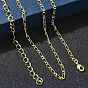 2.5MM Brass Figaro Chain Necklaces for Women, Long-Lasting Plated