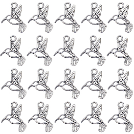 Сплавочные подвески тибетского стиля, птица