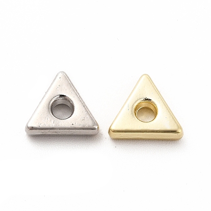Alloy Beads, Long-Lasting Plated, Cadmium Free & Lead Free, Triangle