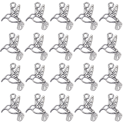 Сплавочные подвески тибетского стиля, птица