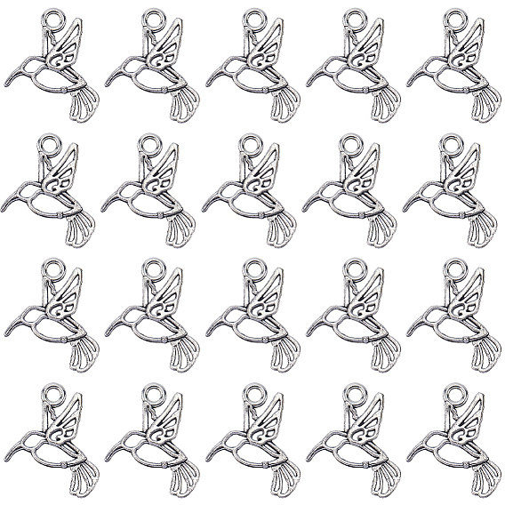 Сплавочные подвески тибетского стиля, птица