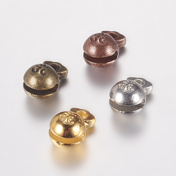 Alloy Charms, Bell with Ohm