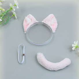 Mini Plush Doll Cat Ears, for DIY Moppet Makings Kids Photography Props Decorations Accessories