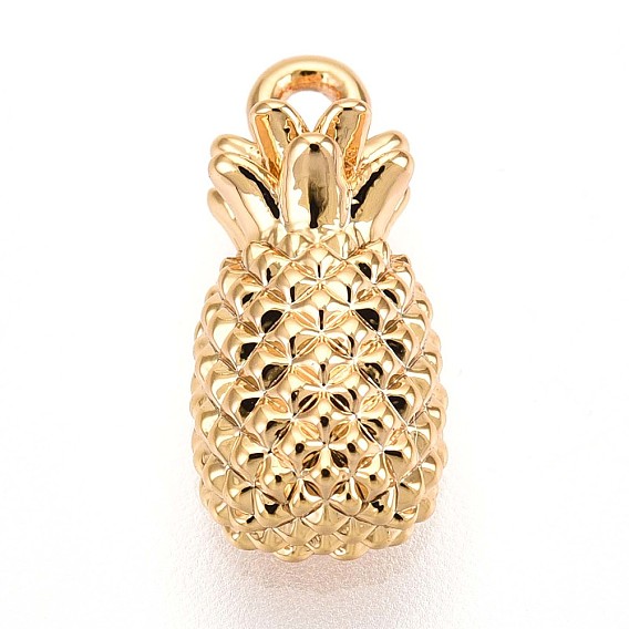 Латунные подвески, ананасовые прелести, без кадмия, без никеля и без свинца