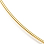 Vacuum Plating 202 Stainless Steel Wire Choker Necklace, Rigid Necklace for Women