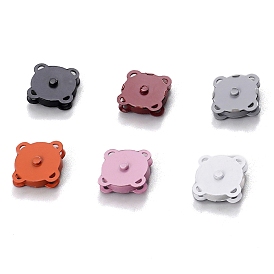 Iron Snap Fasteners, with Magnet, Raincoat Buttons
