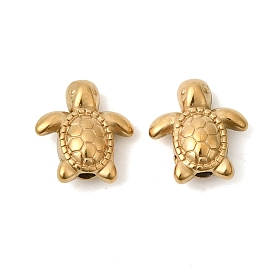 304 из нержавеющей стали бусы, черепаха, ионное покрытие (ip)