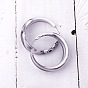 Boucles d'oreilles minimalistes en résine acrylique en forme de C, bijoux d'oreille uniques