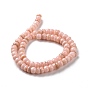 Natural Cultured Freshwater Shell Beads Strands, Dyed, Rondelle