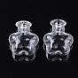 Handmade One Hole Blown Glass Globe Cover, For Bottle Pendant Making, Star