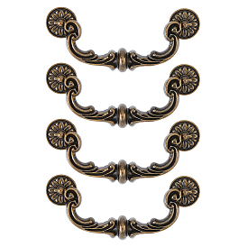 Дверные ручки шкафа из сплава, кухонный ящик тянет ручки шкафа, с винтом