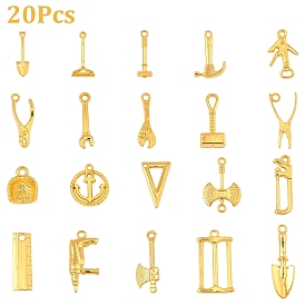 20 подвески из сплава шт., без кадмия, без никеля и без свинца, разнообразные
