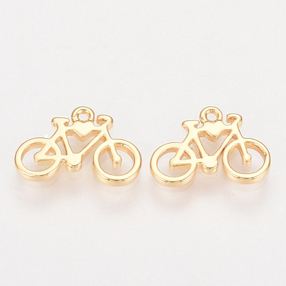 Brass Charms, Bicycle, Nickel Free