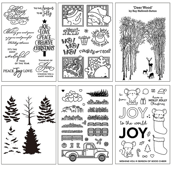Clear Silicone Stamps, for DIY Scrapbooking, Photo Album Decorative, Cards Making, Stamp Sheets