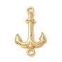 Brass Connector Charms, Anchor Links