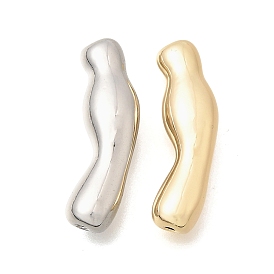 Латунные волнистые изогнутые трубчатые бусины