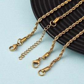 3мм 304 ожерелья из цепей из нержавеющей стали, ионное покрытие (ip)