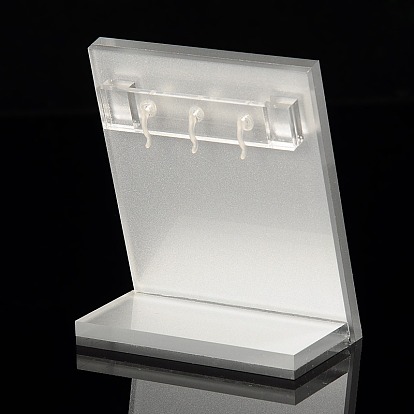 Organic Glass Necklace Displays, 99x80x46mm