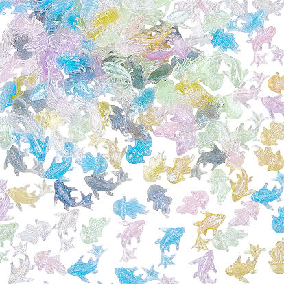 150 шт 2 стили кабошоны из смолы, ногтей декоративные аксессуары