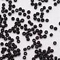 Round Glass Seed Beads, Grade A, Frosted, Opaque Colours