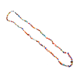 Handmade Millefiori Glass Beads, Chip