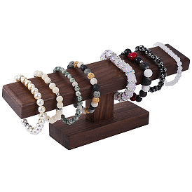 Деревянные подставки-органайзеры для часов в форме буквы Т, Подставка для ювелирных изделий (часов, браслетов).