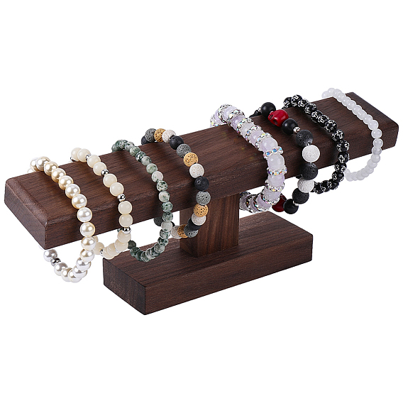 Деревянные подставки-органайзеры для часов в форме буквы Т, Подставка для ювелирных изделий (часов, браслетов).