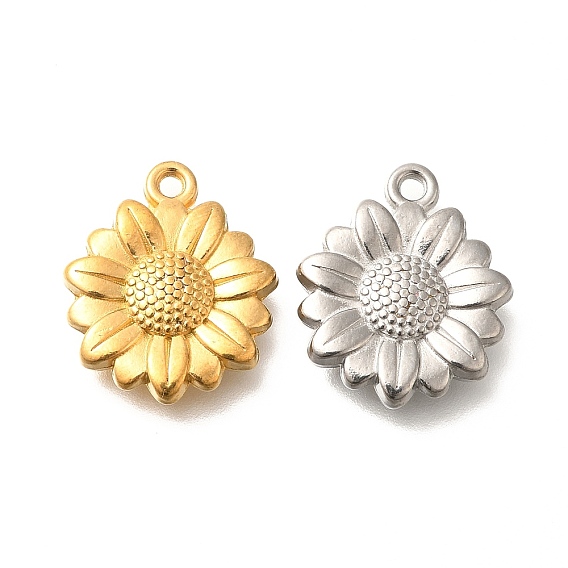 304 подвески из нержавеющей стали, очарование подсолнуха