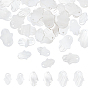 42Pcs 3 Styles Freshwater Shell Pendants, Hamsa Hand/Hand of Miriam