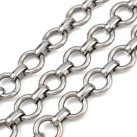 304 кольцевые цепи из нержавеющей стали, несварные, с катушкой