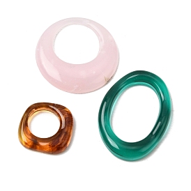 Прозрачные смоляные подвески