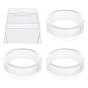 2 Style Acrylic Display Frame, for Crystal Ball Diaplay, Flat Round, Glass Crystal Display Bases