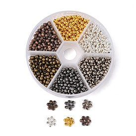 1180Pcs Iron Spacer Beads, Round