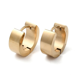 304 Stainless Steel Hoop Earrings, Chunky Earrings for Women