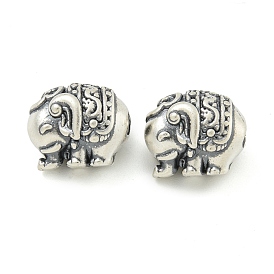 925 Sterling Silver Beads, Elephant