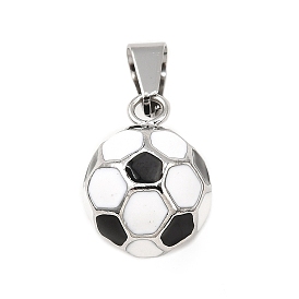 Футбол 304 из нержавеющей стали эмалевые подвески