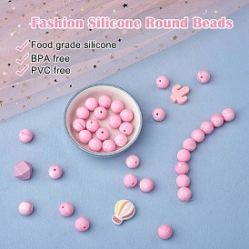 100 Pc Mixed 15mm Silicone Bead Set - Food Grade & BPA Free