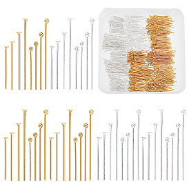 3200Pcs 16 Style Iron Flat Head Pins, Cadmium Free & Lead Free