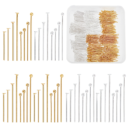 3200Pcs 16 Style Iron Flat Head Pins, Cadmium Free & Lead Free
