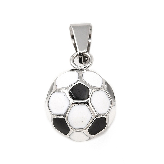 Футбол 304 из нержавеющей стали эмалевые подвески