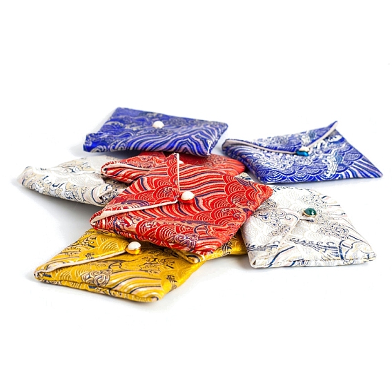 Сумки для хранения облаков с вышивкой в китайском стиле, упаковочный мешок, прямоугольные