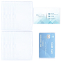 50Pcs PVC Name Card Holders, Rectangle