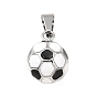 Футбол 304 из нержавеющей стали эмалевые подвески