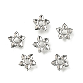 304 из нержавеющей стали разделительные бусины, цветок