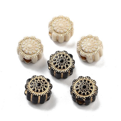 Покрытие акриловыми шариками, золотой металл обвитыми, плоско-круглые