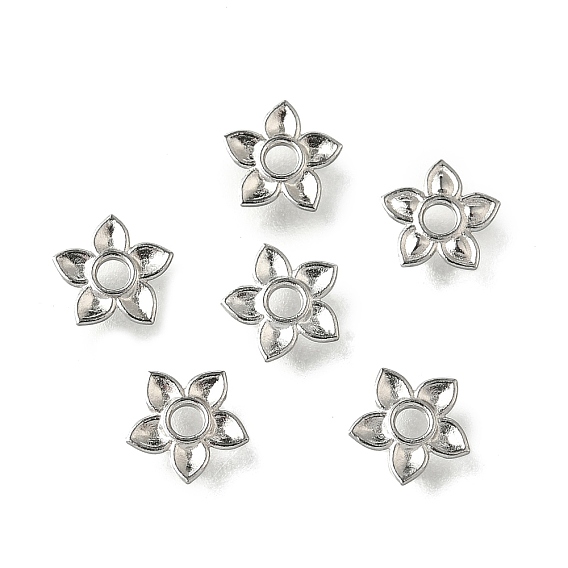 304 из нержавеющей стали разделительные бусины, цветок