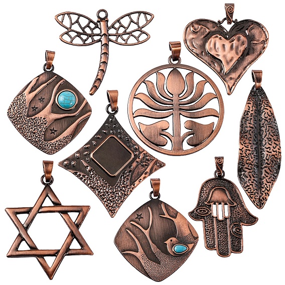 Подвески из сплава , для аксессуаров для ожерелий, с целью перехода в кольце